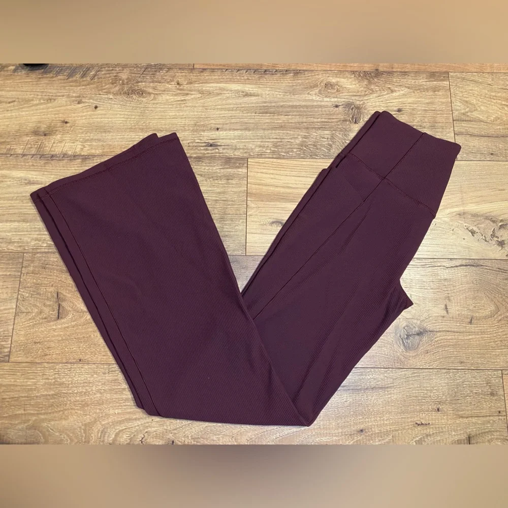 NWOT Salutation Stash Rib Flare Spiced Cabernet Size L - Picture 3 of 6